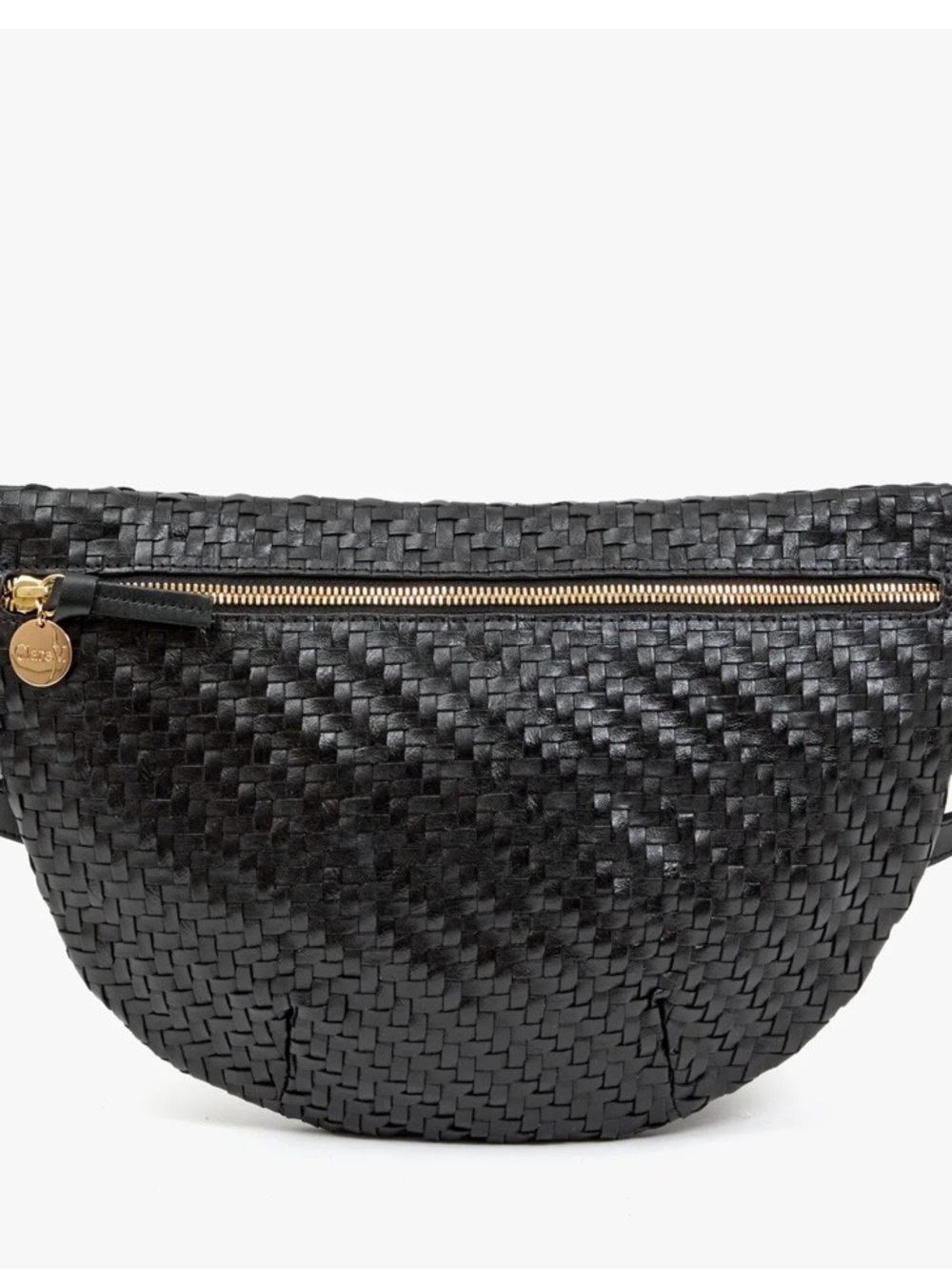 Clare V. Grande Fanny Woven Black Crossbody bag - Picture 2 of 5